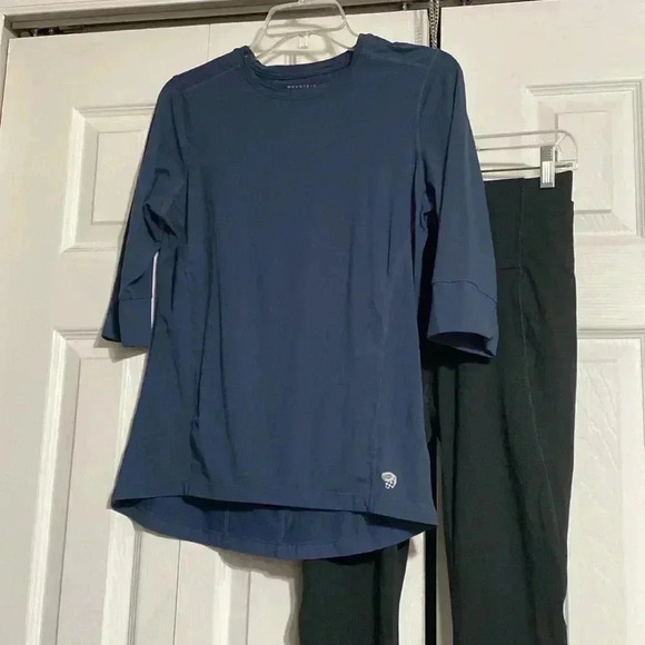 Mountain Hardwear top shirt size XS & all in motion leggings size S small set - Picture 3 of 10